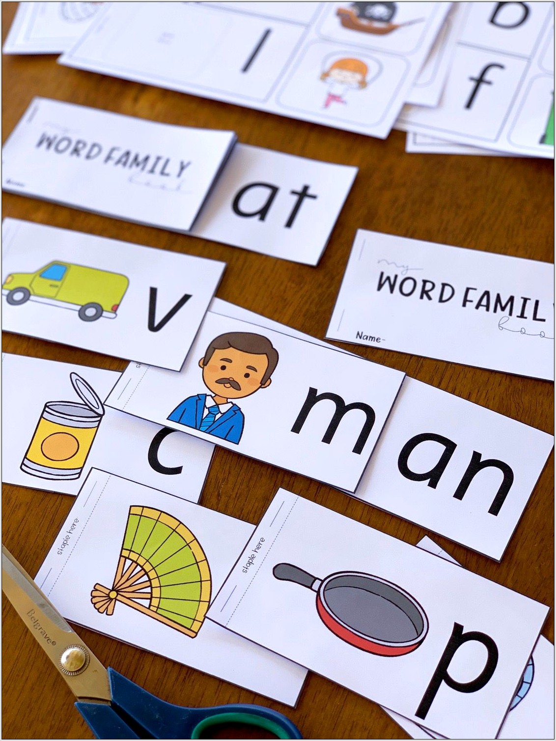 Word Family Books Kindergarten