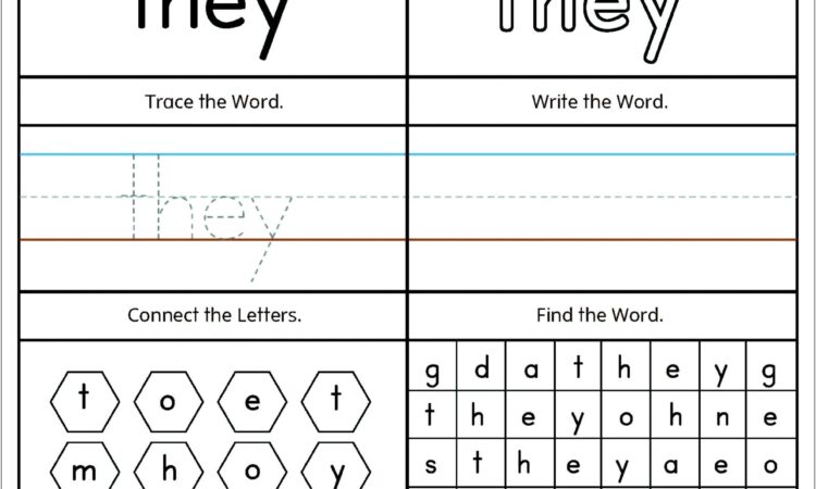 Word Family Ed Worksheet