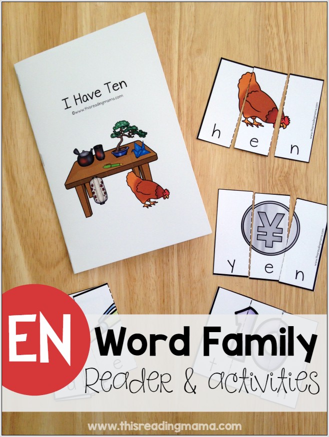 Word Family Printable Books