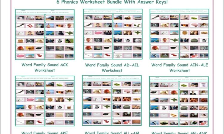 Word Family Ug Worksheet