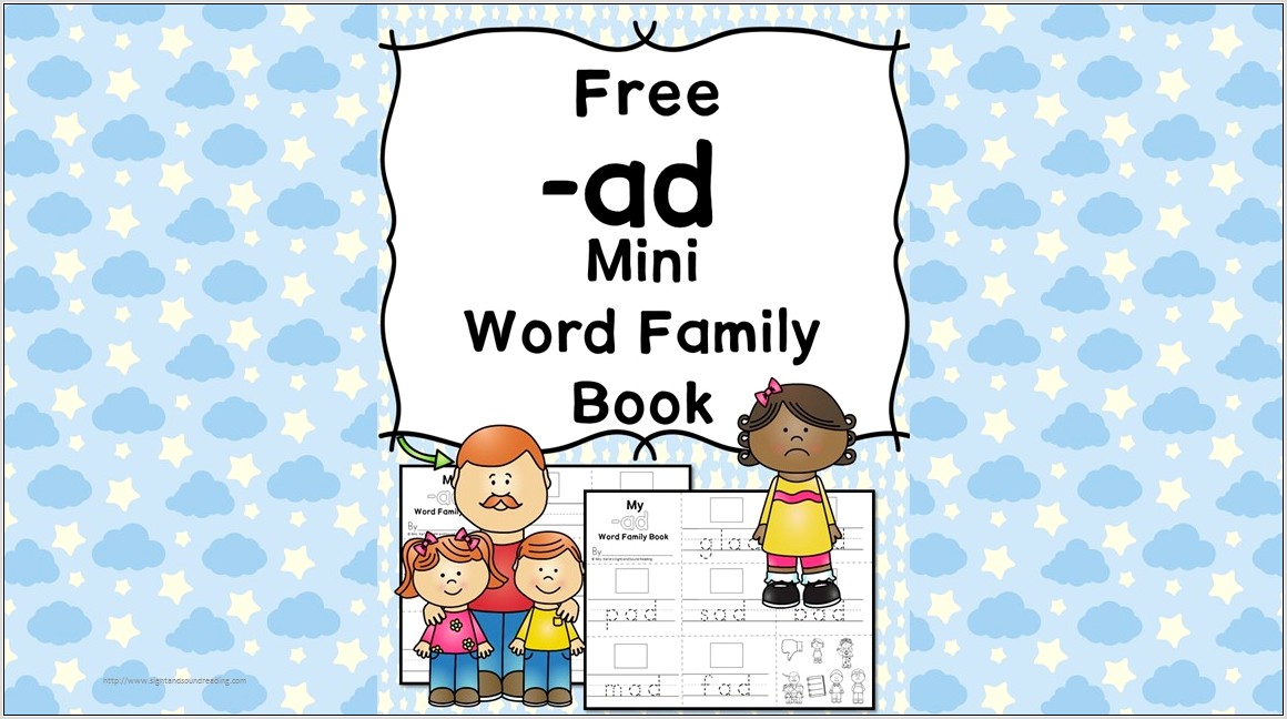Word Family Worksheets Ad