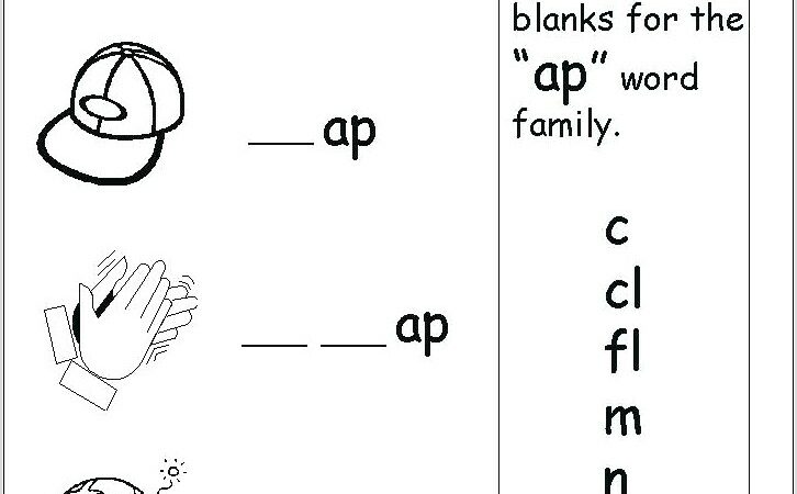 Word Family Worksheets For Grade 1