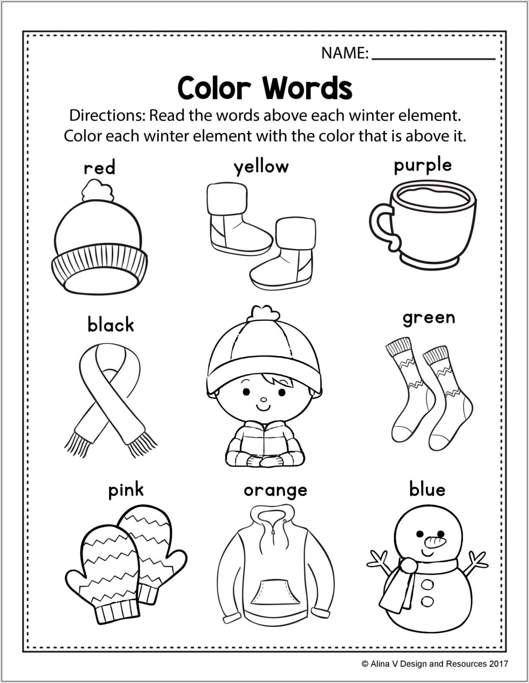 Word Family Worksheets For Kindergarten