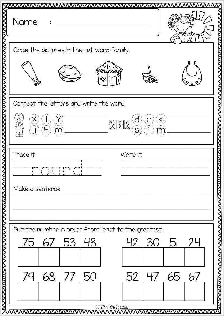 Word Family Worksheets Ill