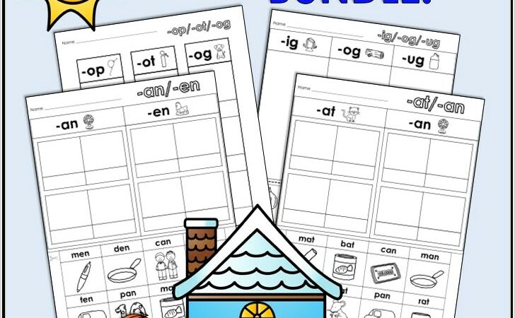 Word Family Worksheets Pinterest