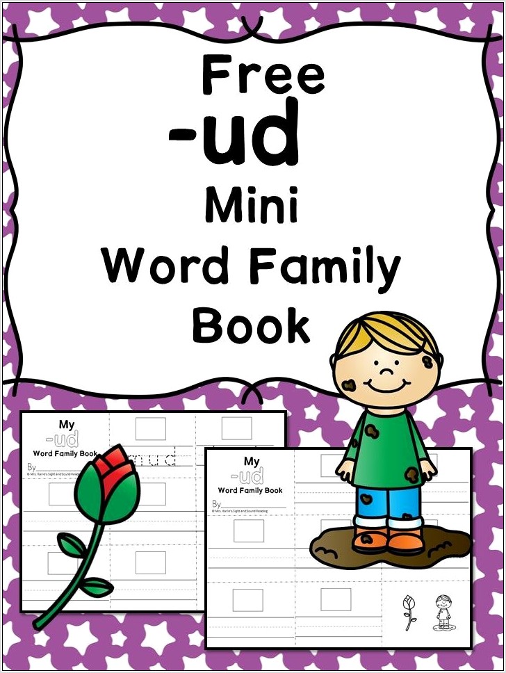 Word Family Worksheets Preschool