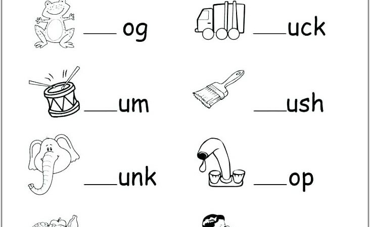 Word Family Worksheets Uck