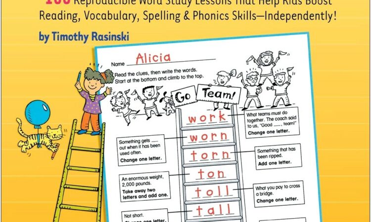 Word Ladder Worksheet Answers