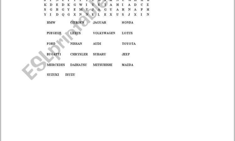 Word Search Worksheet Maker