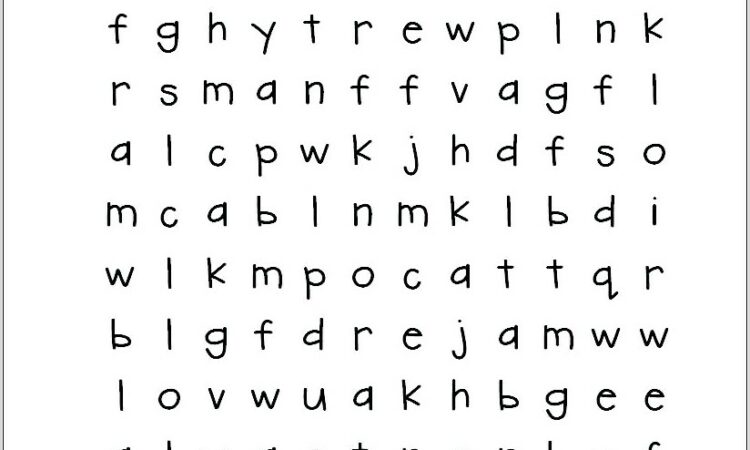 Wordsearch For 5th Graders Printable