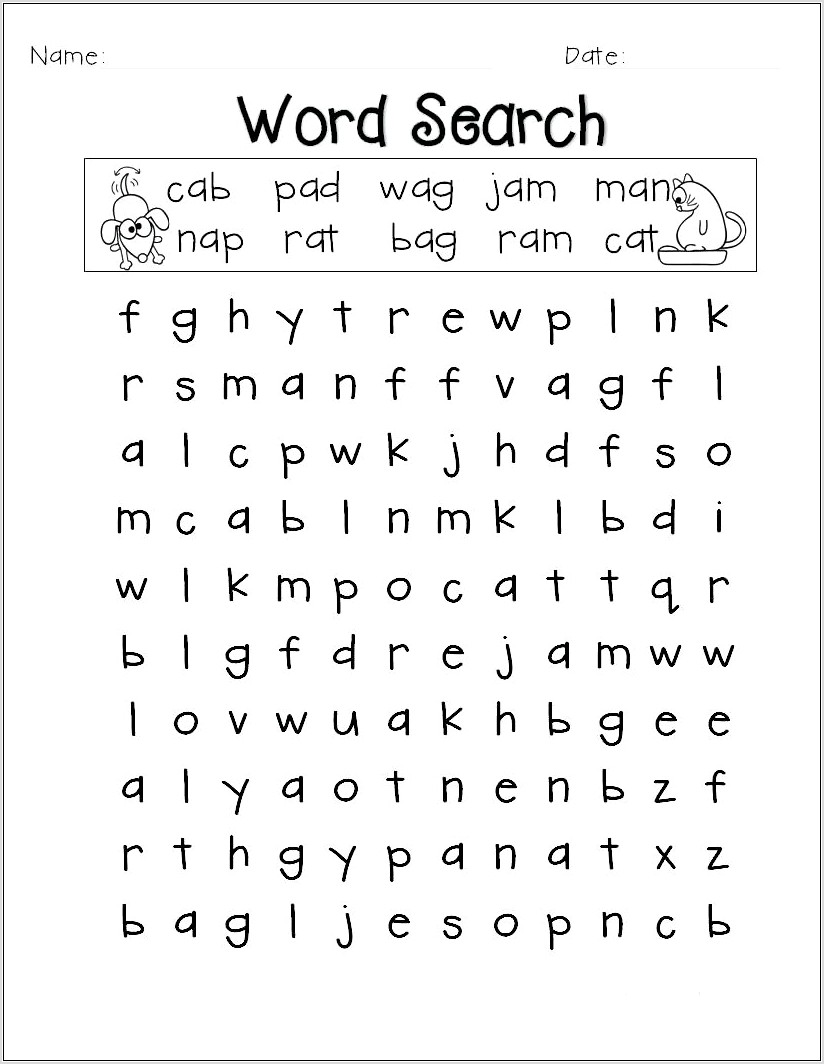 Wordsearch For 5th Graders Printable