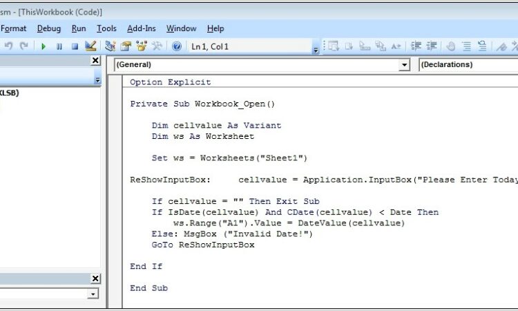 Workbookopen Vba Password