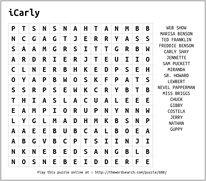 Worksheet 9e Word Search Puzzle