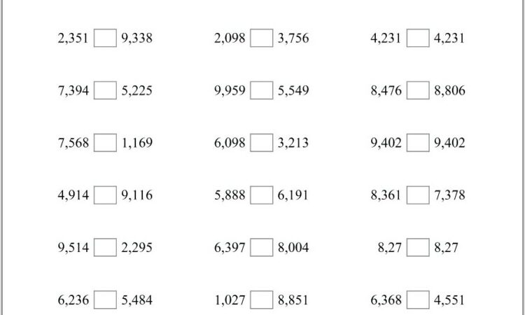 Worksheet Comparing Fractions On A Number Line