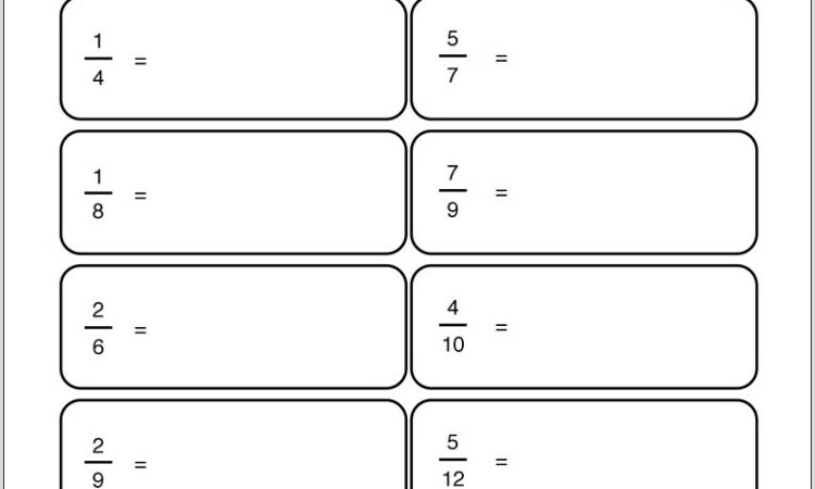 Worksheet Converting Fractions To Decimals