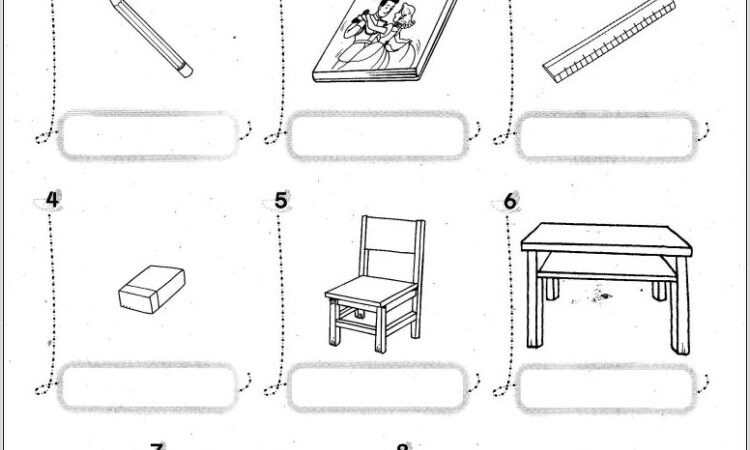 Worksheet English Year 1 Kssr