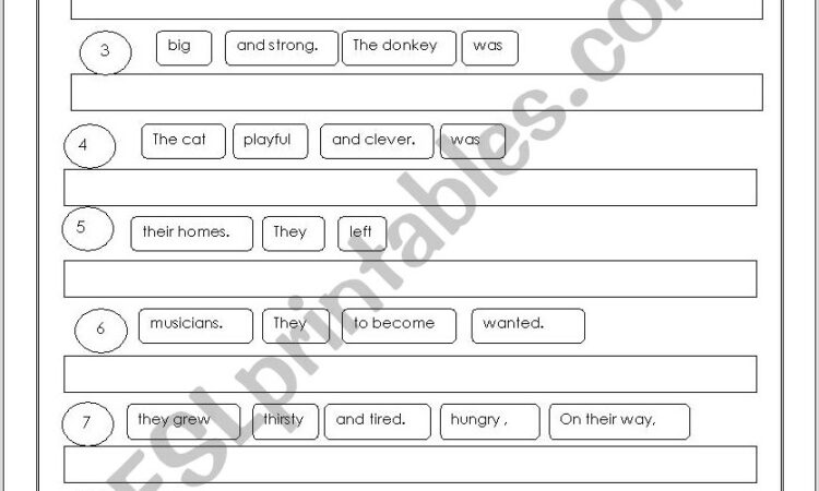 Worksheet English Year 3 Kssr