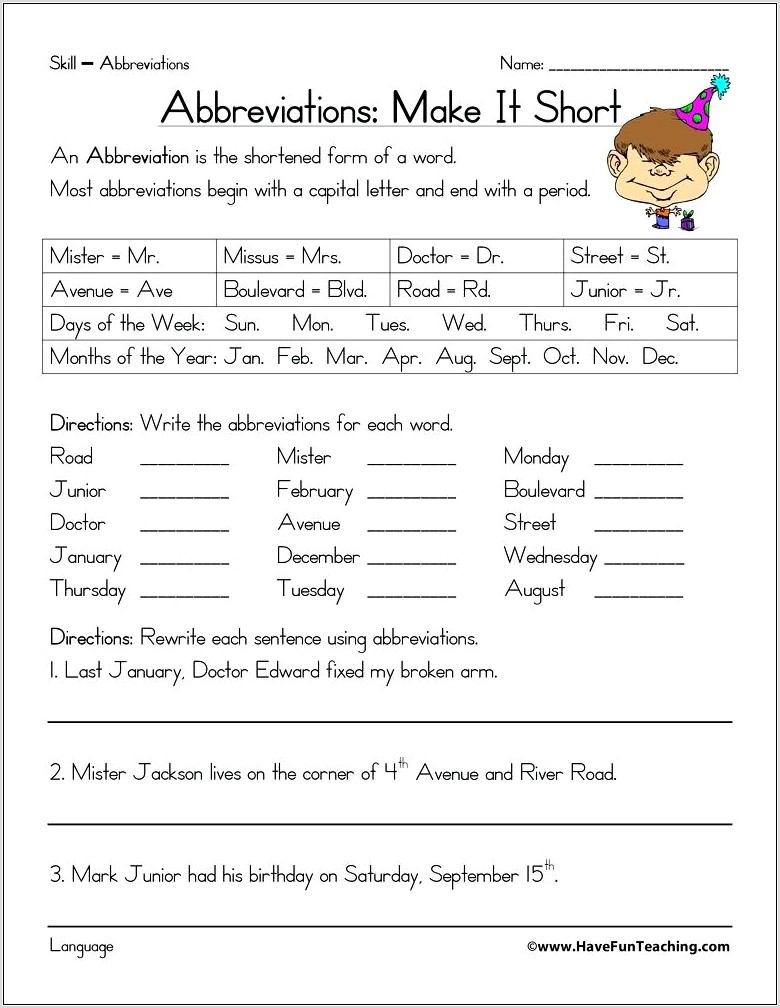 Worksheet For Class 5 English Kv