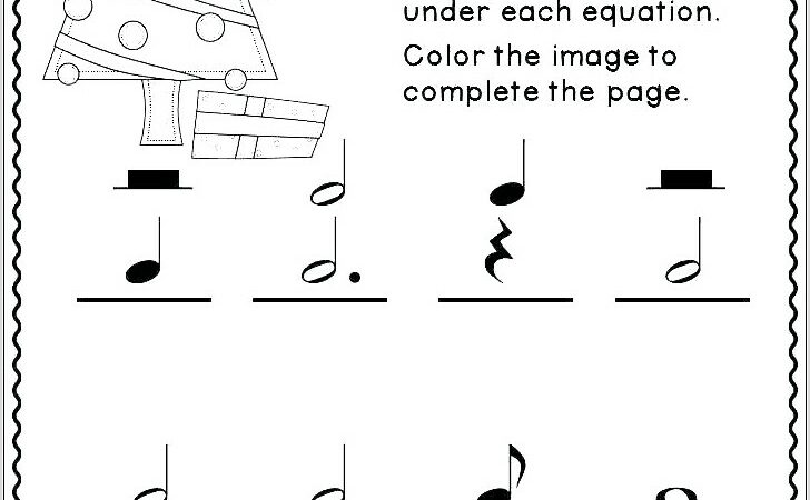 Worksheet For Grade 5 Music