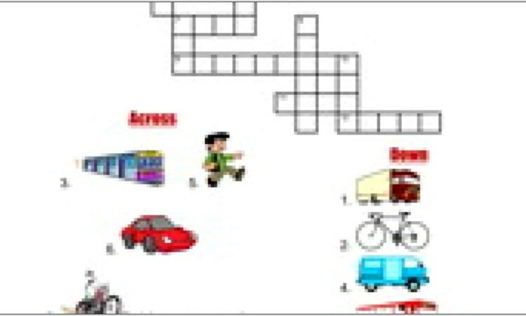 Worksheet For Kindergarten Transportation