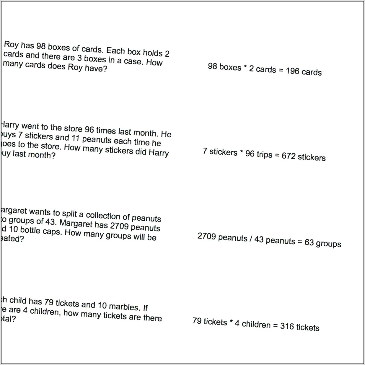 Worksheet Fractions Of Amounts