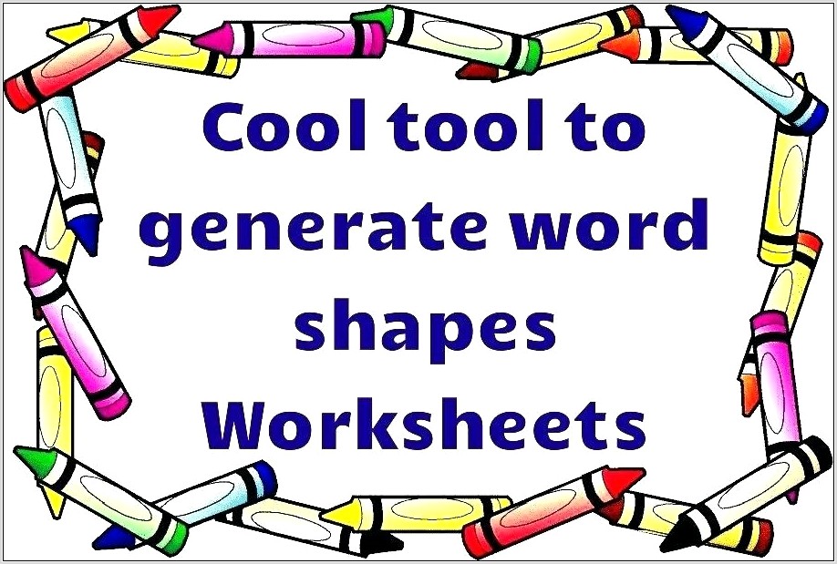 Worksheet Generator Language Arts
