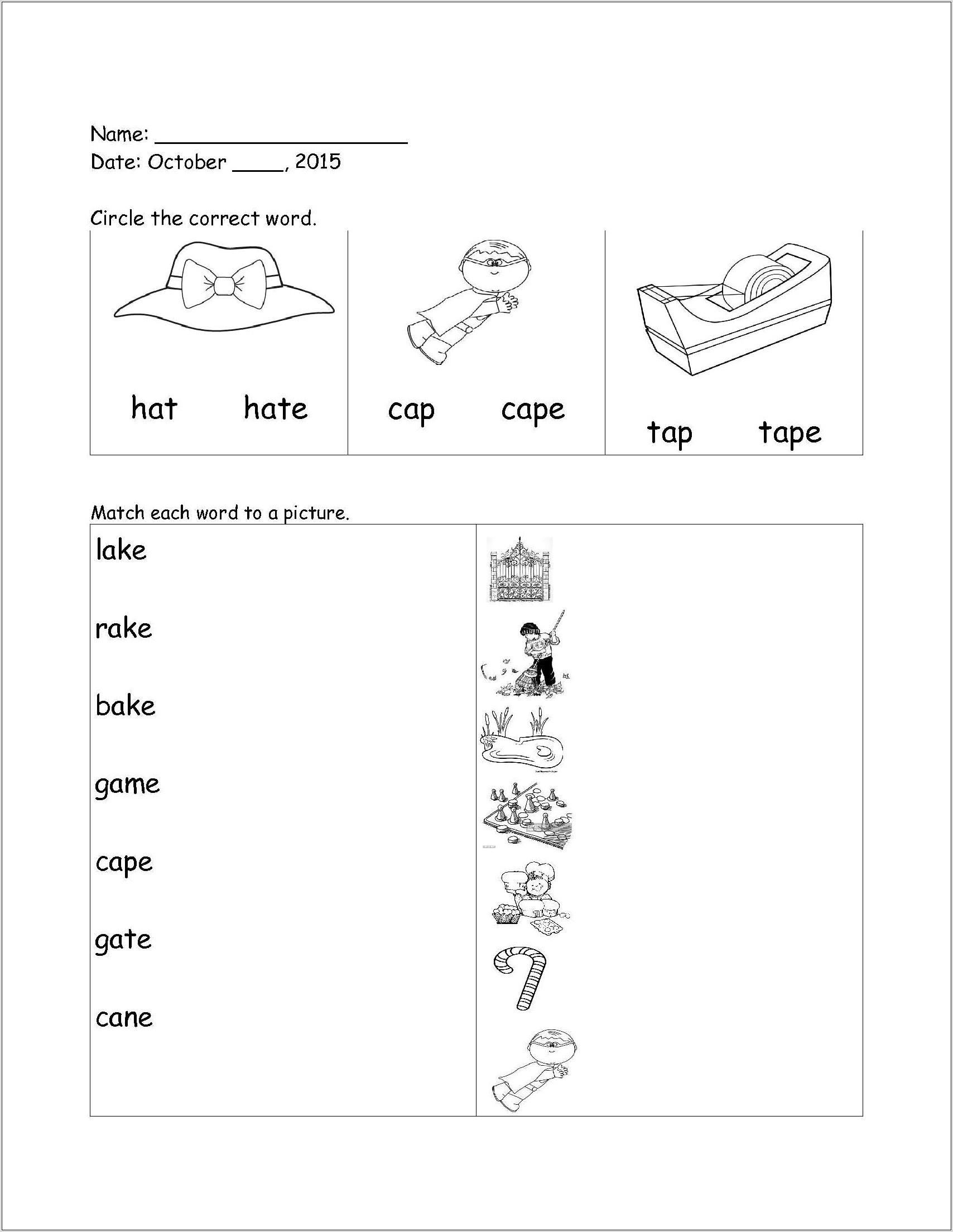 Worksheet In English For Grade 5