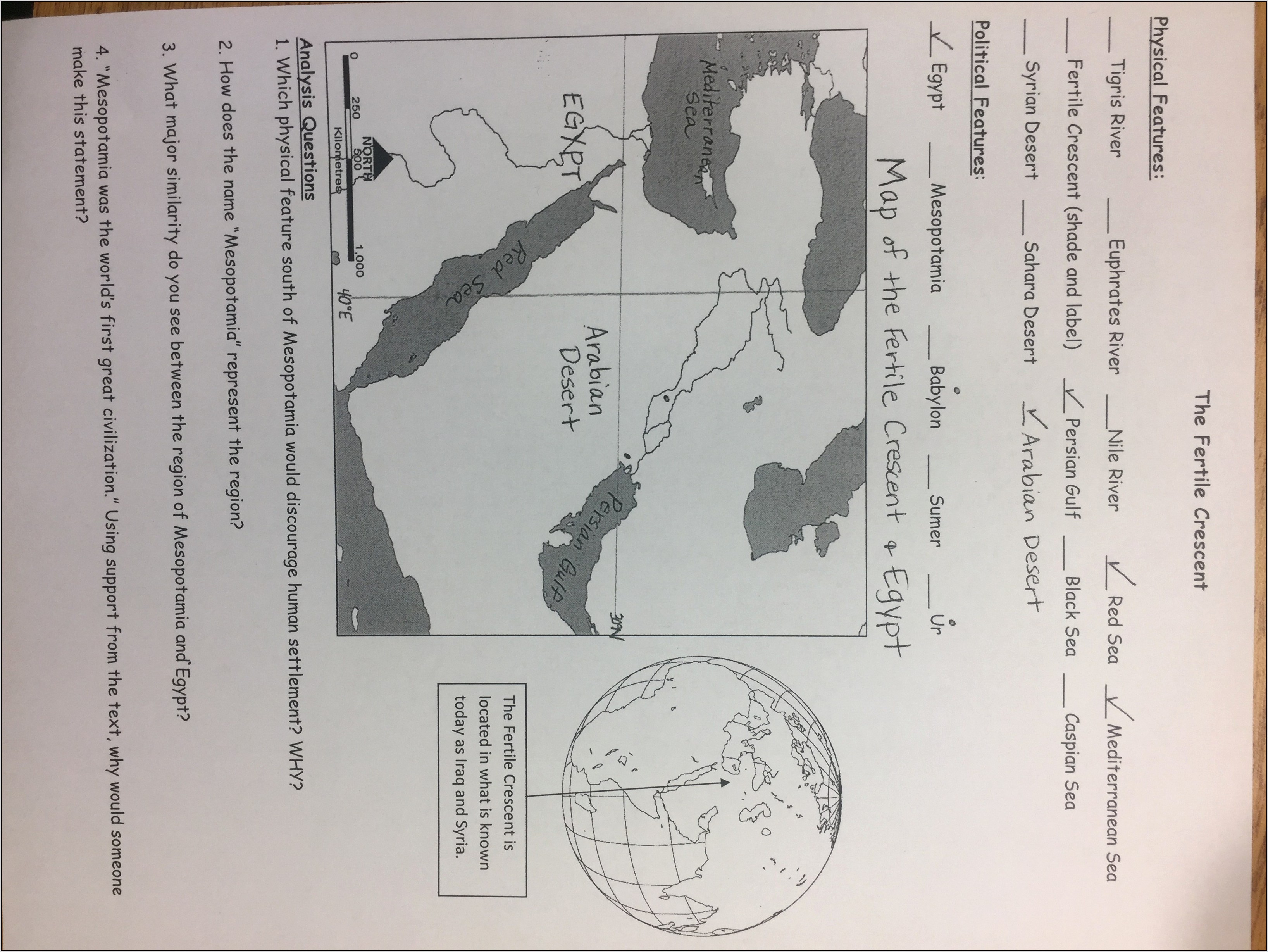 Worksheet Map Of Ancient Egypt