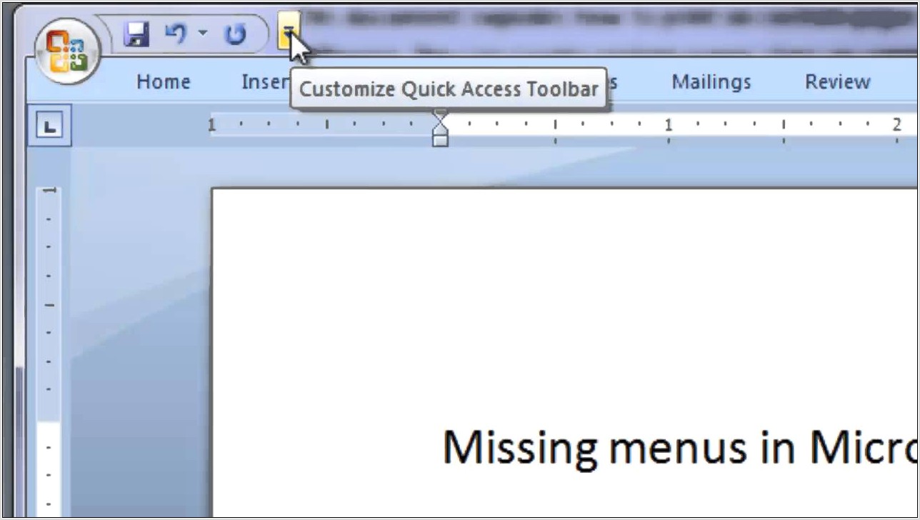 Worksheet Menu Bar Missing In Excel 2000