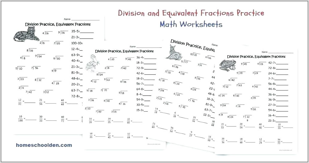 Worksheet Number Line Fractions