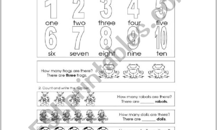 Worksheet Numbers From 1 To 10