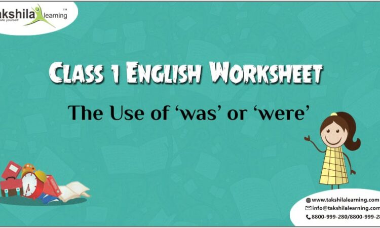 Worksheet Of English For Class 1