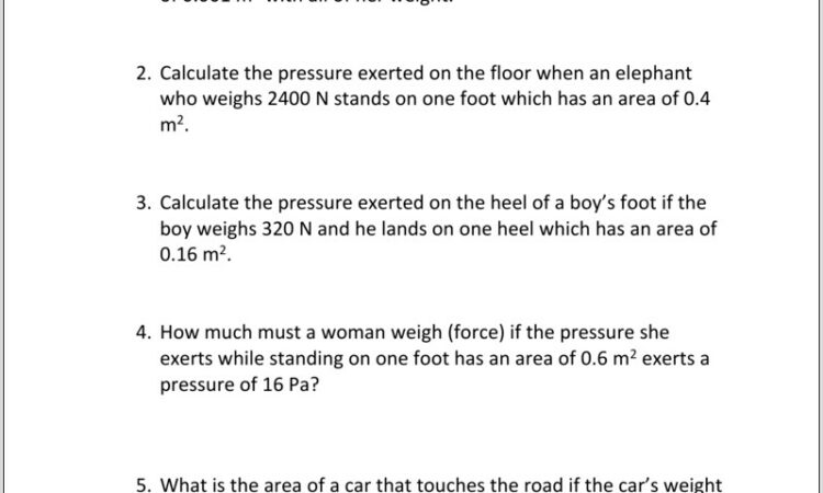 Worksheet On Density Grade 8