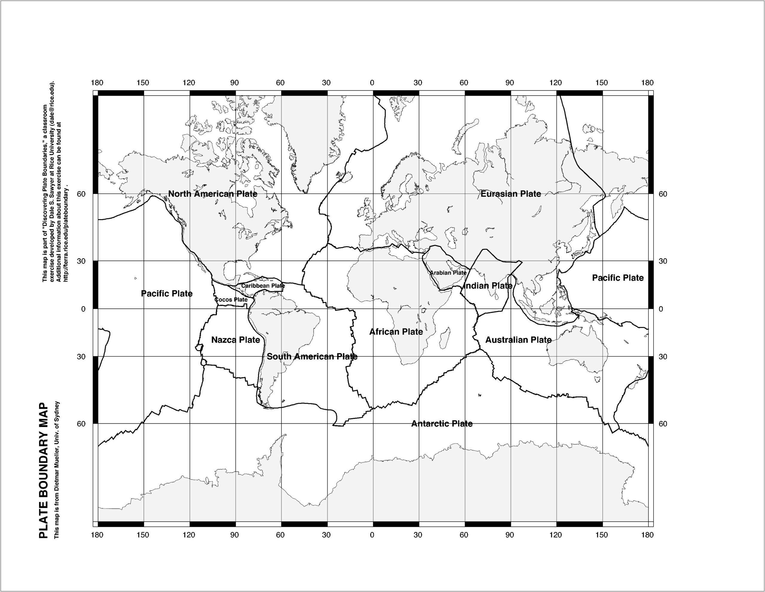 Worksheet On Plate Tectonics For Free