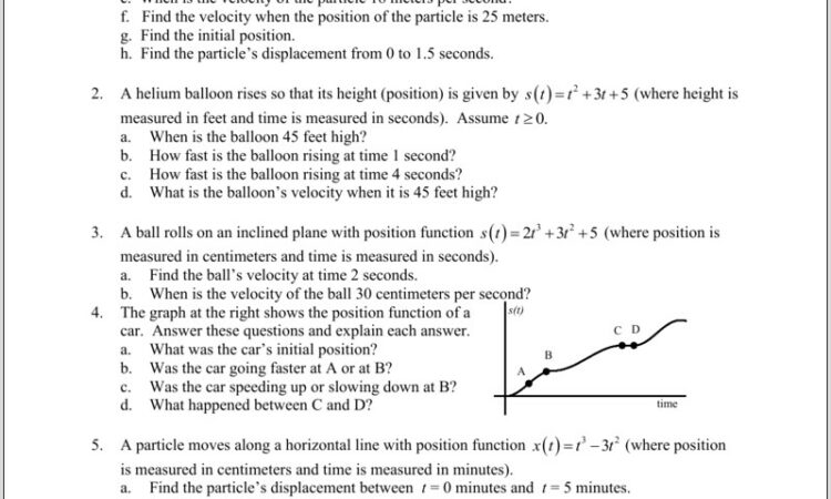 Worksheet On Time Rate And Speed