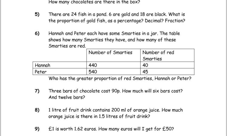 Worksheet On Word Problems On Fractions