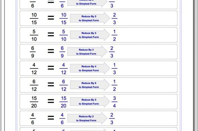 Worksheet Works Equivalent Fractions