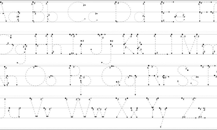 Worksheet Writing Letters Alphabet