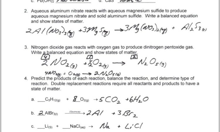 Worksheet Writingpredicting Equations