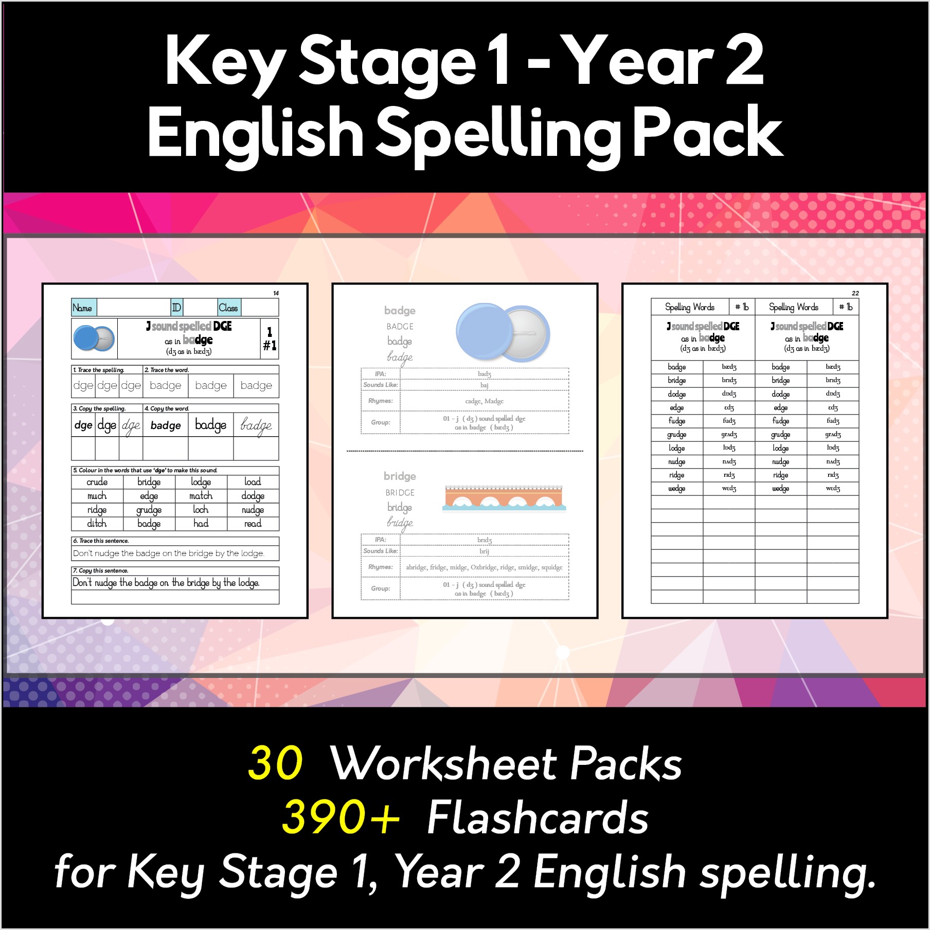 Worksheets English Key Stage 1