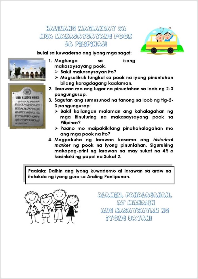 Worksheets For Grade 5 Araling Panlipunan