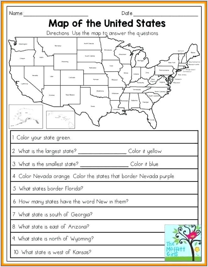 Worksheets For Grade 5 Geography