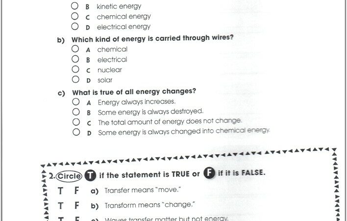 Worksheets For Grade 5 Natural Science