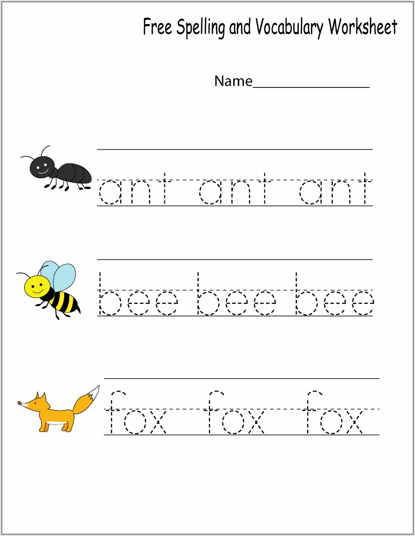 Worksheets For Kindergarten Pdf