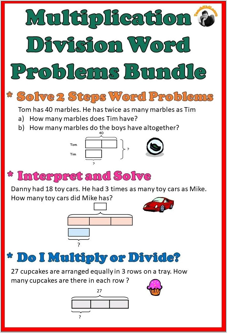 Worksheets Multiplication Word Problems Grade 3