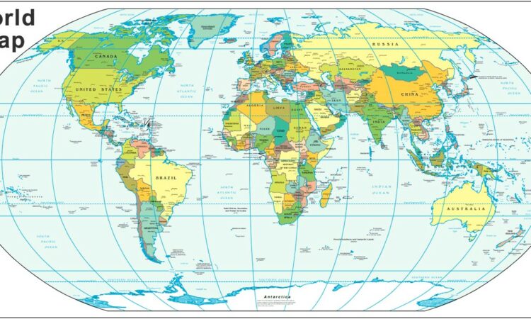 World Map Worksheet Pdf