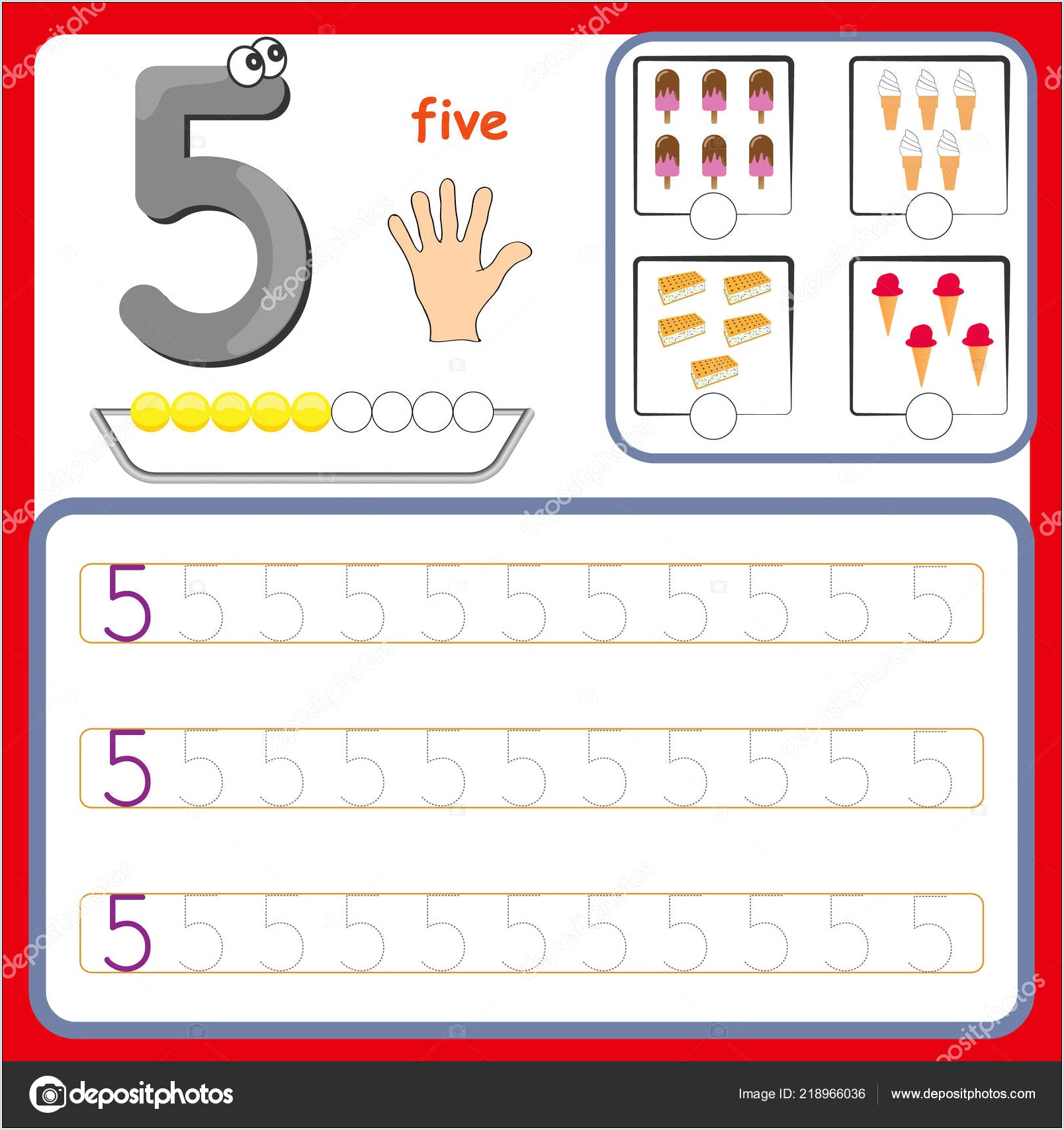 Writing And Tracing Numbers Worksheet