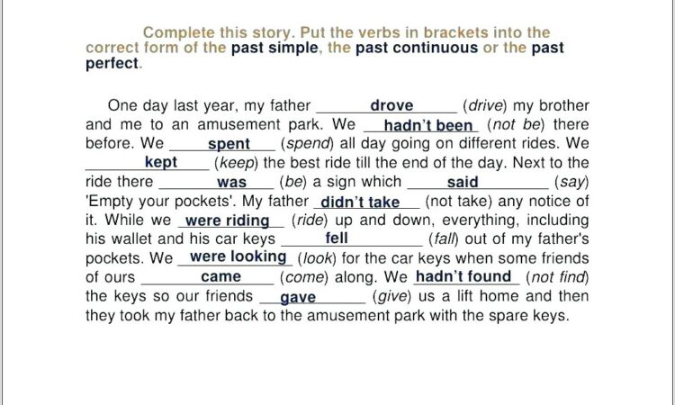 Writing Helping Verbs Worksheet