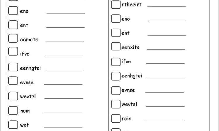 Writing Numbers Correctly Worksheet