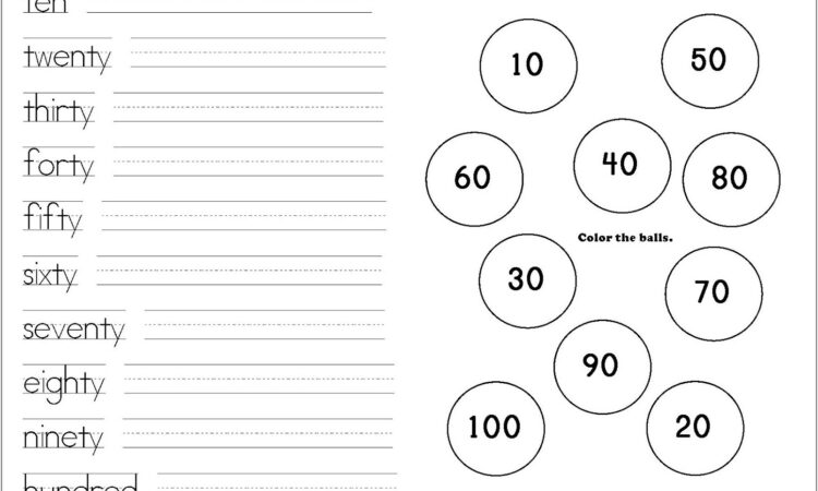 Writing Numbers In Spanish Worksheet